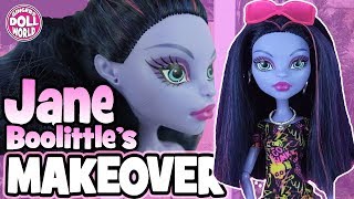 Monster High Doll Makeover Jane Boolittle