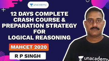 12 Days Crash Course on Strategy for MAHCET Logical Reasoning | Raghawendra Pratap Singh