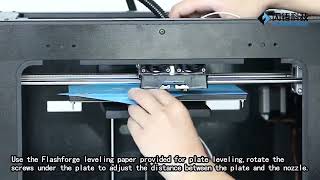 Flashforge Creator Pro  Build Plate Leveling 2 720p 25fps H264 192kbit AAC