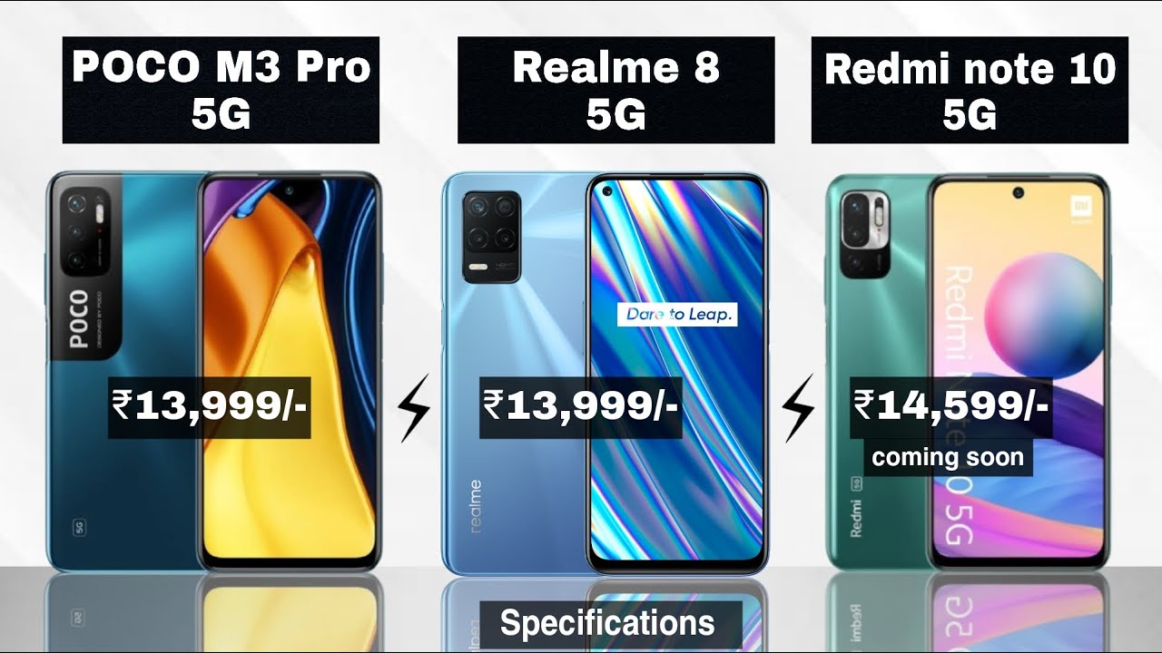 Poco M3 Pro Vs Redmi 10t