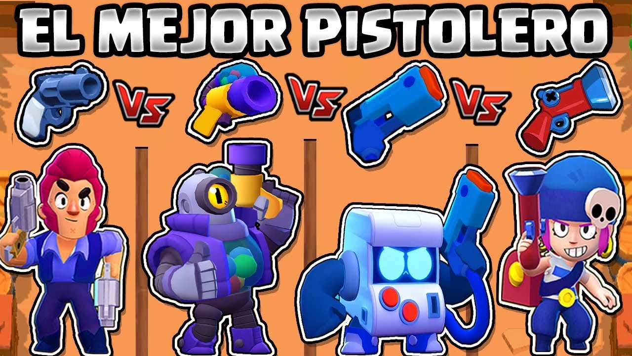 Cual Es El Mejor Brawler Pistolero Rico Vs Colt Vs 8 Bit Vs Penny Brawl Stars Youtube - pistola brawl stars