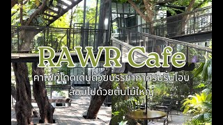 RAWR Cafe: คาเฟ่ที่โดดเด่นด้วยบรรยากาศร่มรื่นโอบล้อมไปด้วยต้นไม้ใหญ่