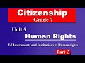 Grade 7 Citizenship Unit 5 Part 3 Human Rights Instruments And Institutions Of Human Rights Grade 7 Citizenship Unit 5 Part 3 Human Rights Instruments And Institutions Of Human Rights