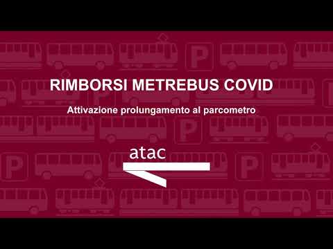 Rimborsi Metrebus Covid: attivazione prolungamento al parcometro