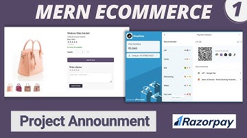 MERN Stack E-Commerce: Razorpay Payment, Email Notifications, JWT Authentication - #1 Project 📢