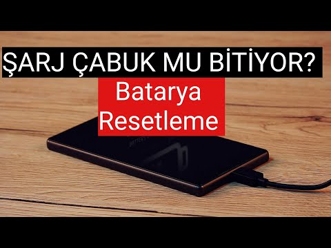 %100 İşe Yarıyor... TELEFON ŞARJI ÇABUK BİTİYORSA BU YÖNTEMİ DENEYİN! Bataryaya Reset Atma