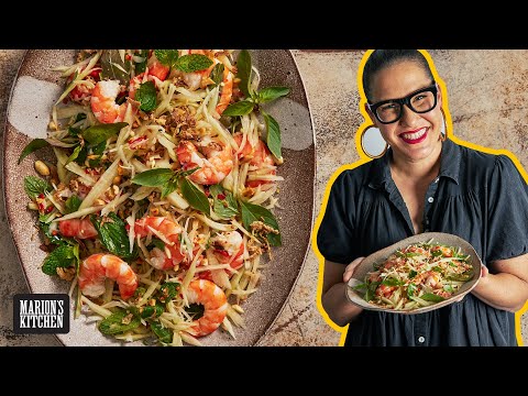Vídeo: Salada Vietnamita Com Camarão E Mamão