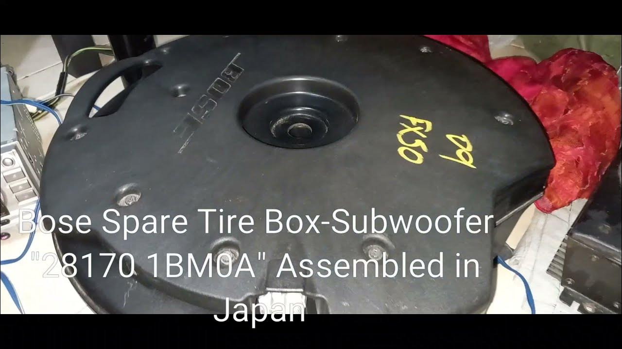 BoseSpare TireBoxSubwooferDual Woofer "28170 1BM0A" Assembled in JapanInfiniti