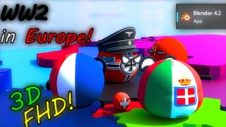 WW2 in Europe! - Countryballs 