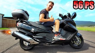 160+ Km/h RIESEN ROLLER mit 56 PS im TEST!  - Suzuki Burgman 650ccm