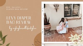 The prettiest diaper bag I own! Reviewing Happ brand levy diaper bag backpack