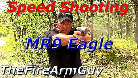 Speed Shooting the MR9 Eagle - Best 9mm Pistol for Range Fun - TheFireArmGuy