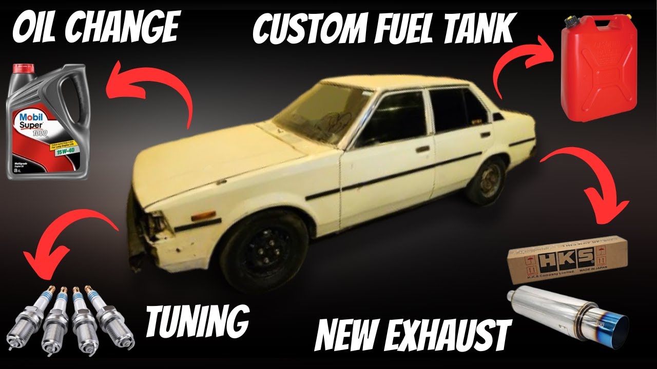 Ke70 Diffuser New exhaust and Custom fuel tank installed in ke70 😎. - YouTube