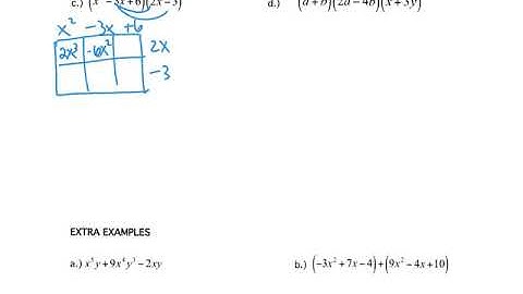 6.1: Operations with Polynomials (Part 2)