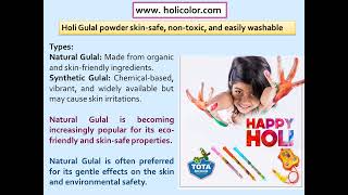 Skin friendly and non toxic Holi Gulal Powder screenshot 5