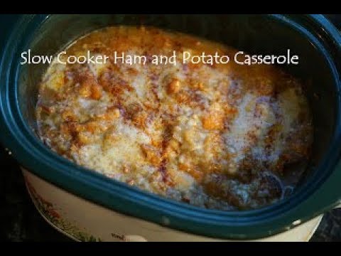 Slow Cooker Ham and Potato Casserole