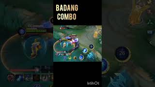 Badang Combo and Tutorial #mobalegends5v5 #moba5v5pippin #mobilelegends #mlbb #viral #shorts