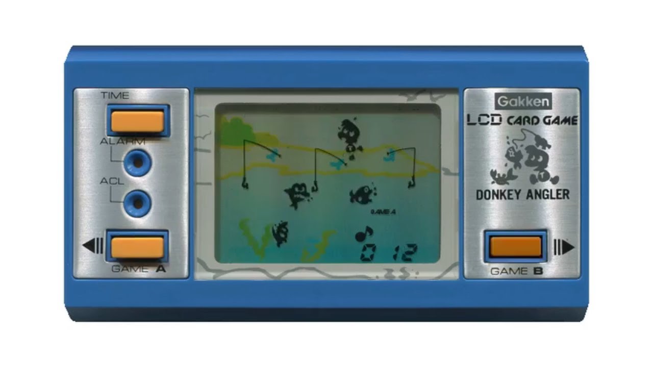 Handheld Game: Donkey Angler (1983 Gakken) - YouTube