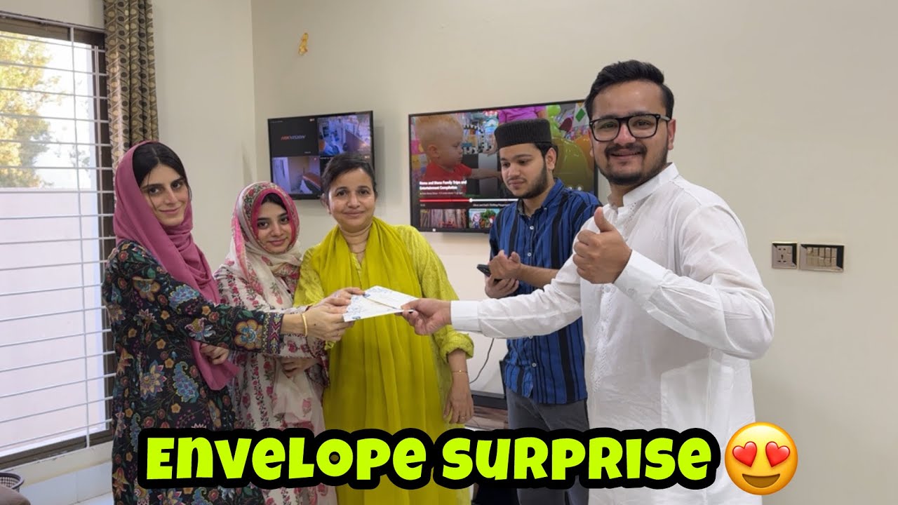 Ghar walon ny mujhy baby aany par loot liya🥹eid sy pehly hi😂surprise for family♥️