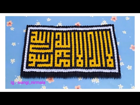 Tutorial-Origami-3d-Tauhid