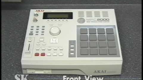 AKAI MPC2000 the front
