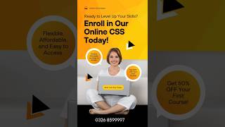Online CSS Preparation #shorts #youtubeshorts