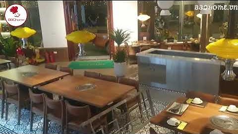 Hệ thống bếp nướng không khói hút dương