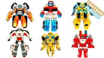 Learn Vehicle Names + Colors with Transforming Robots!