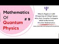 Math of quantum mechanics  math of quantum physics  mathematics of quantum mechanics