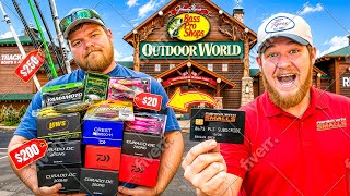 I Gave My Cameraman My Credit Card at Bass Pro Shop!! (Fishing Challenge)