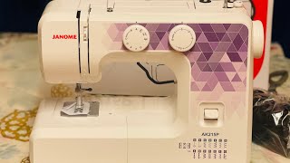 Janome AK215P unboxing