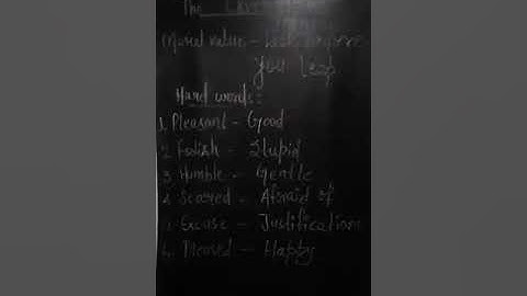 Class 4 - Moral Science - Chapter 4