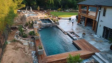 Man Builds DREAM BACKYARD With an Amazing POOL From Nothing | Start to Finish by @rlcmaker