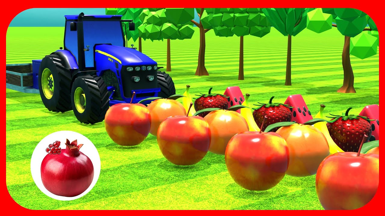 HARVESTING FRUITS WITH TRACTORS VOL1