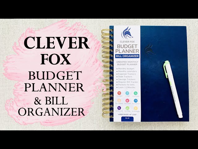 CLEVER FOX BUDGET PLANNER & BILL ORGANIZER + 10% OFF 