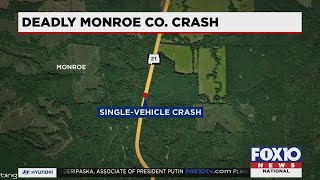 Deadly crash in Monroe County