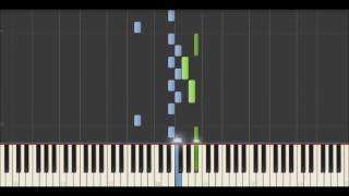 Yann Tiersen - I saw Daddy today (Synthesia tutorial)