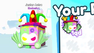 😎I Surprised Preston with *NEW* JESTER DOMINUS ASTRA for New Update in Pet Simulator X (Roblox)