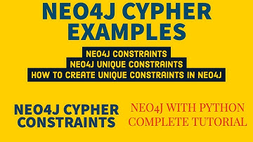 NEO4J|NEO4J TUTORIAL|Neo4j Python|Neo4j Graph Database|Constraints In NEO4J Cypher|PART:43