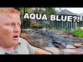 *BACKYARD WATERFALL* W/ Aqua Blue Stones