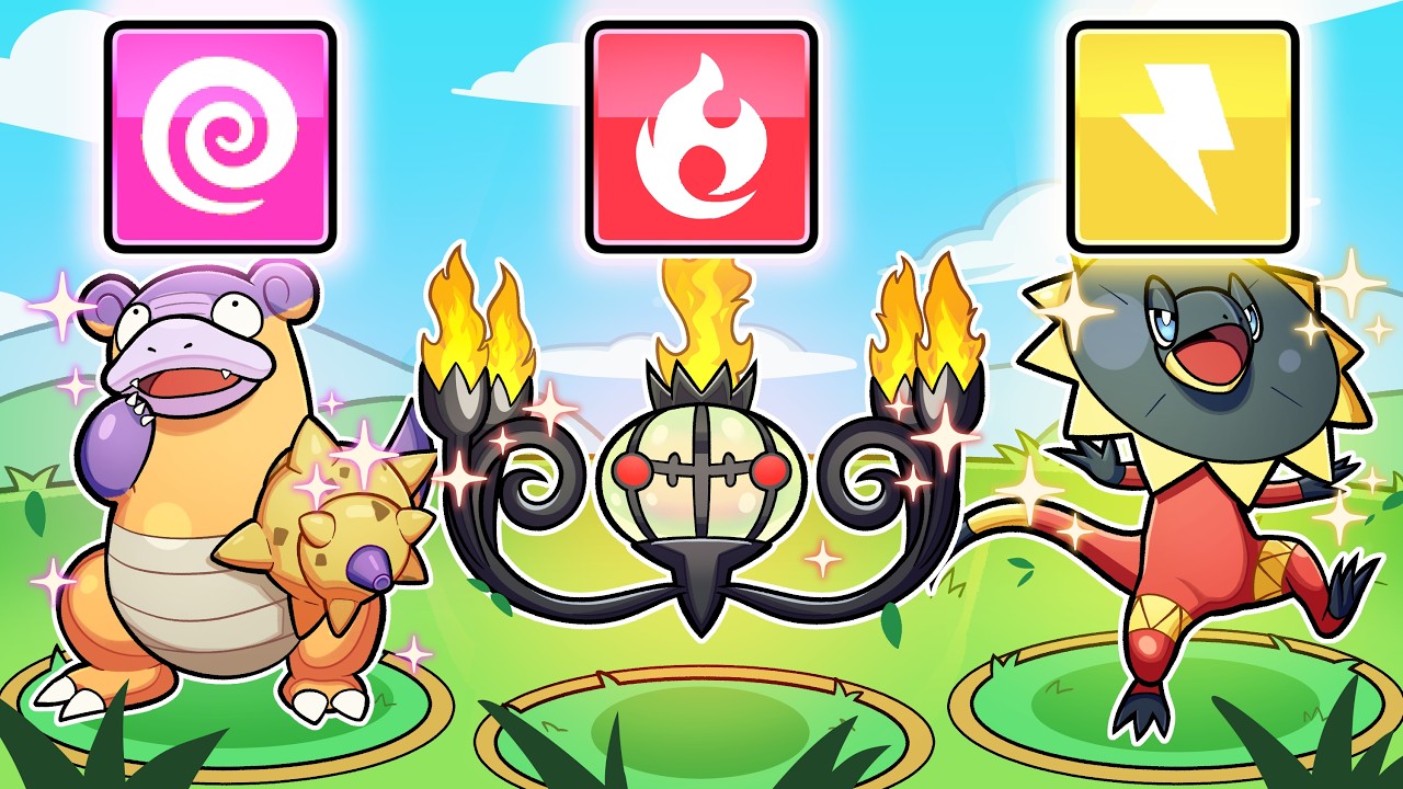 Shiny Hunting but We Race to Catch EVERY Type!