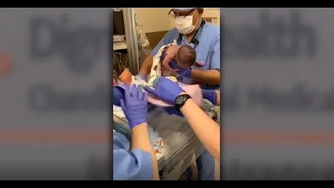 Has a doctor dropped a newborn?