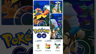 HariYama 💥 Giratina 🌈 Cradily 🍂 •| @pokemongo #shorts #pvpteam #pvpteam