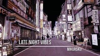 Late Night Vibes | Vocal Liquid Drum and Bass Mix | Walking in Tokyo