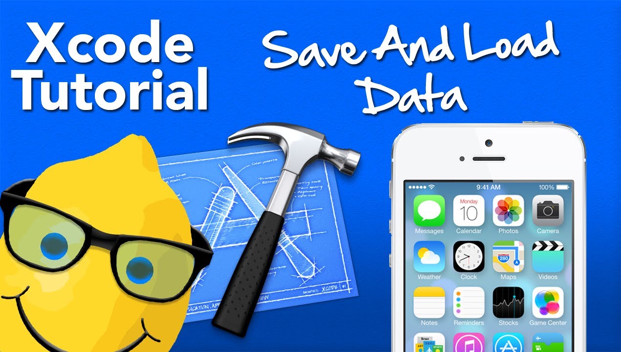 XCode 4 Tutorial Save and Load Data - Geeky Lemon Development - YouTube
