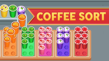 Coffee Sort: Mania Puzzle Game — Mobile Game | Gameplay Android