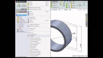 How to create a custom pipe #3  SOLIDWORKS Tutorials (Routing)