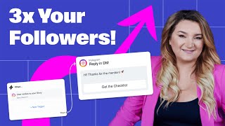 How To 3x Your Instagram Followers With Manychat Automation 🌱  Amberlea Henriques of Adsocial screenshot 4