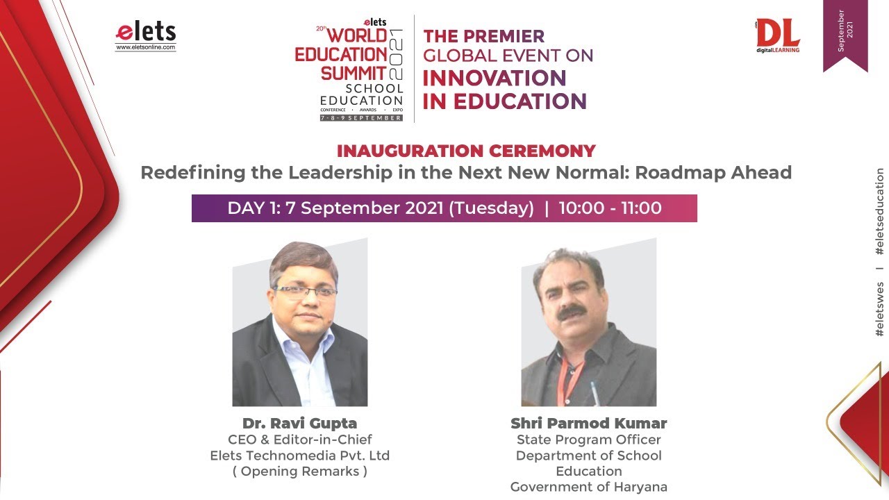 Elets Exclusive Redefining The Leadership In The Next New Normal Roadmap Ahead Youtube
