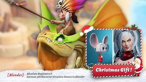 【Blender】Absolute Beginners & Cartoon 3D Character Creation Course in Blender